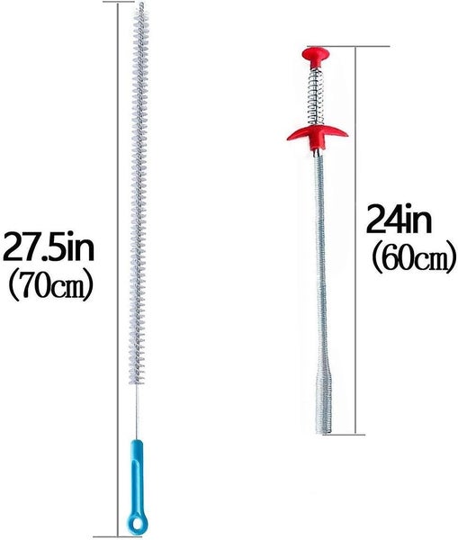 6 Pack Clog Remover Drain Relief Auger Cleaner Tool,sink Drain And Snake Overflo Carousel 2