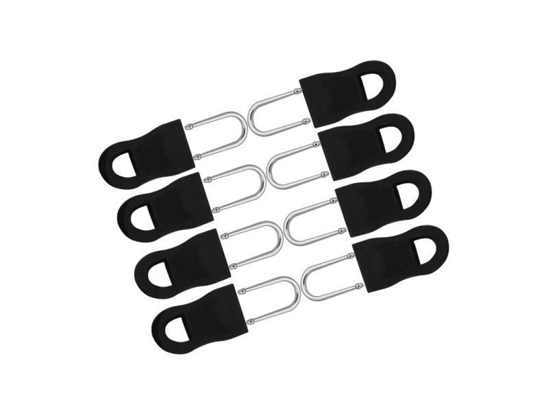 8Set Replacement Zipper Pull Puller End Fit Rope Tag Clothing Zip Fixer Broken Carousel 1