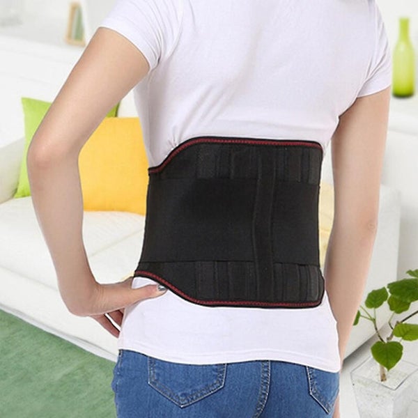 Back Support - Waist Trimmer Belt with Double Clasp, Lumbar Support, Suitable fo Carousel 4