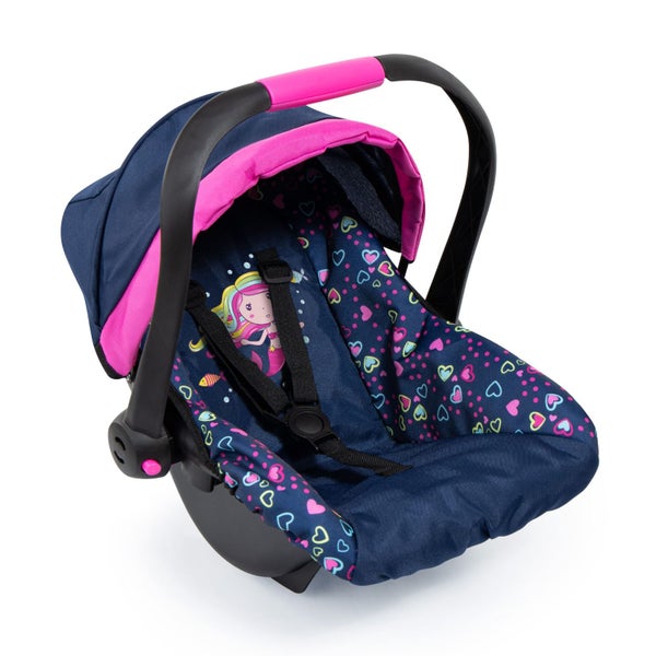 Bayer Deluxe Car Seat with Cannopy - Navy Mermaid Carousel 1