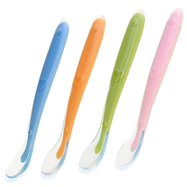 Silicone Baby Spoon Set - Soft And Bpa Free Feeding Spoons For Babies And Toddle Carousel 1