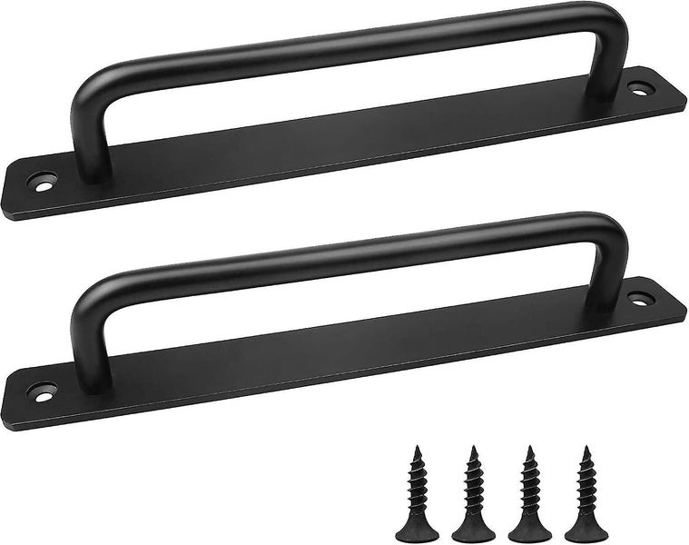 Sliding Barn Door Handle, 2 Pack Sliding Door Handles, Black Door Handles For Ki Carousel 1