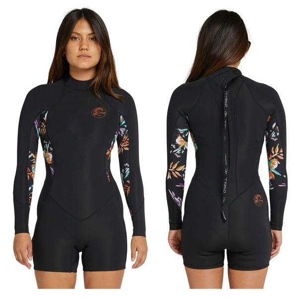 O'Neill BAHIA BZ LS LONG SPRING SUIT 2MM Aust/Blk Carousel 1