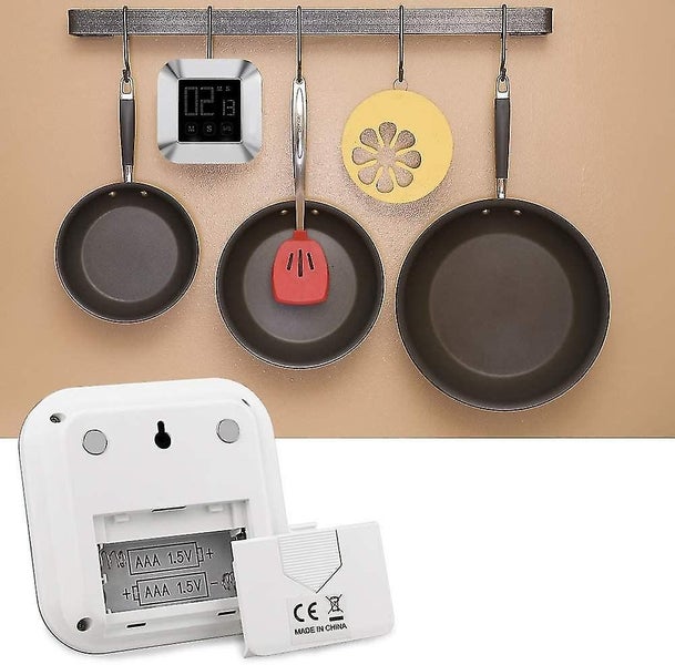 Digital Kitchen Timer - Touch Screen Countdown Timer Pack of 2 for Cooking and T Carousel 5