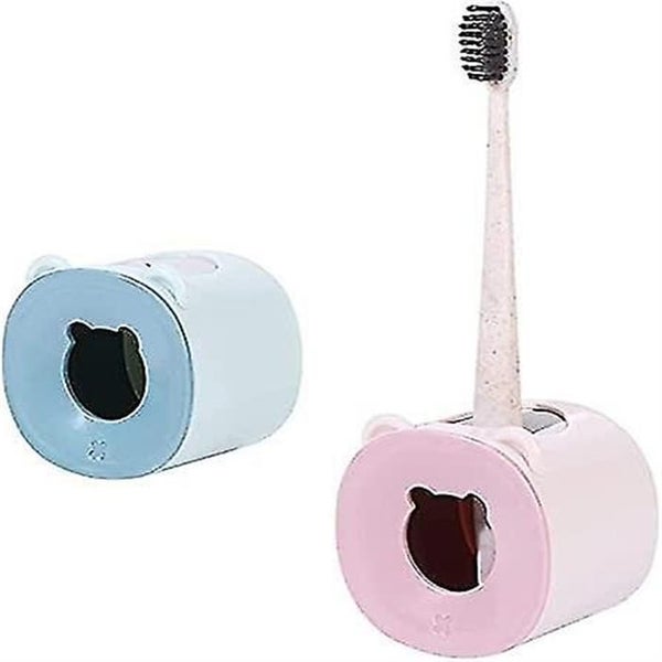 2-Pack Wall Mounted Electric Toothbrush Holder - Super Adhesive Sticker Included Carousel 1