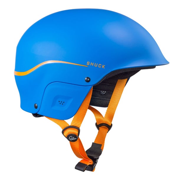 Palm Shuck Full Cut Helmet - Size SMALL - BLUE/ORANGE Carousel 1
