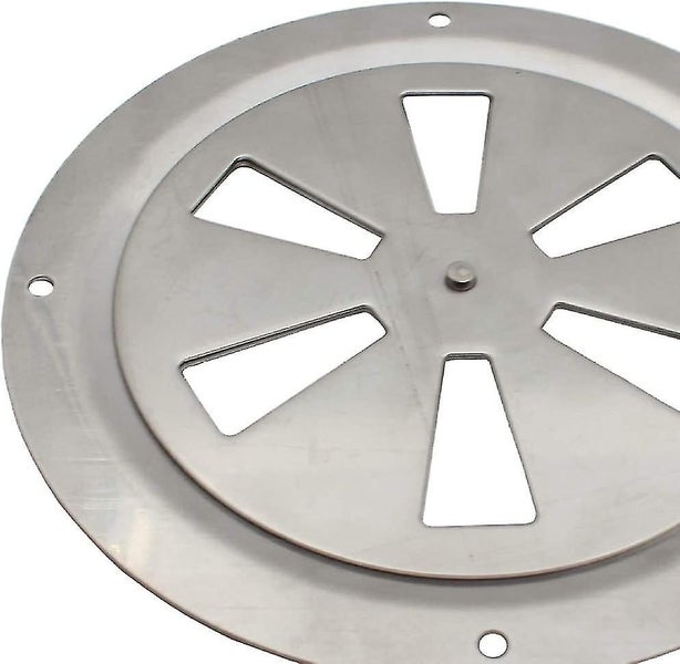 Round Ventilation Grille - 125mm Stainless Steel Exhaust Vent with Mosquito Net Carousel 2