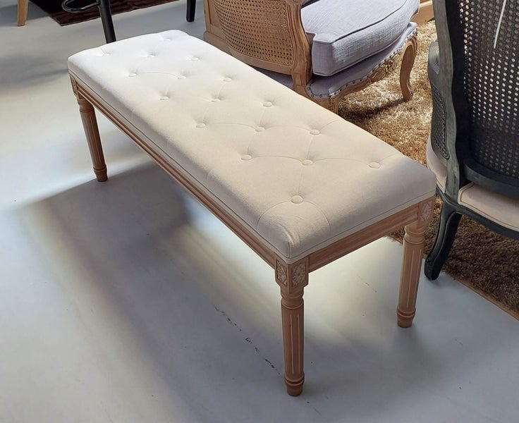 Louise French Style End of Bed Stool /Bench Seat *W120 Or W140 Carousel 2