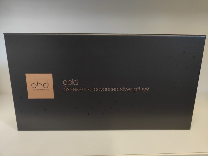 Gold ghd in black with paddle brush & heat resistant bag Carousel 1