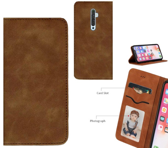 Oppo Reno 2 Z Case Premium Leather Magnetic Wallet Case Carousel 1