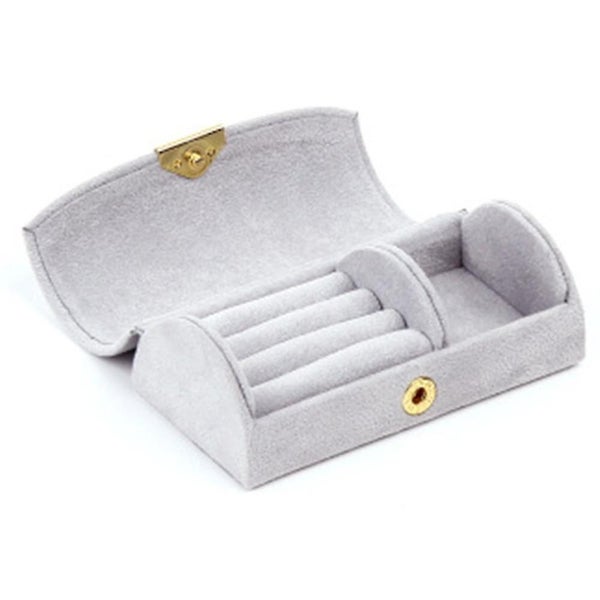 High-end Arched Jewelry Box, Travel Portable Jewelry Storage Bag, Bracelet Earri Carousel 2