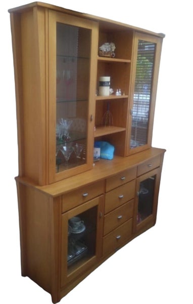 Beautiful Forest furniture Solid kauri wall unit- FULLY RESTORED~~~~~ Carousel 1