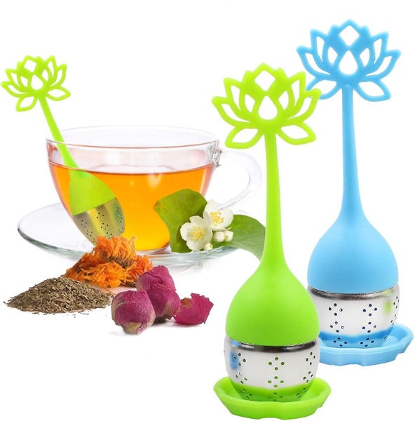 Stainless Steel Tea Ball - Tea Infuser Filter - Loose Tea Steeper - Flower Shape Carousel 1