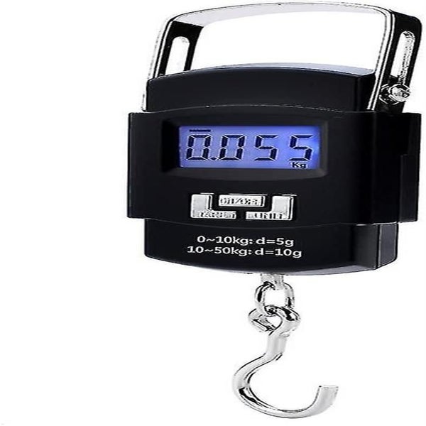 Digital Scale Luggage Hook 50kg/110lbs Electronic Precision Scale Travel Baggage Carousel 1