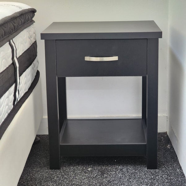 Bedside Table Black bedside Table one drawer Carousel 2