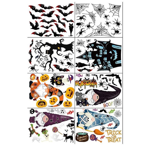 Reusable Halloween Window Cling, Easy-to-remove Halloween Decoration Carousel 1