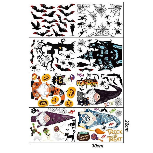 Reusable Halloween Window Cling, Easy-to-remove Halloween Decoration Carousel 2