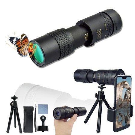 300x40 Monocular Telescope High Powered Zoom for Smartphone Handheld Monocular w Carousel 1