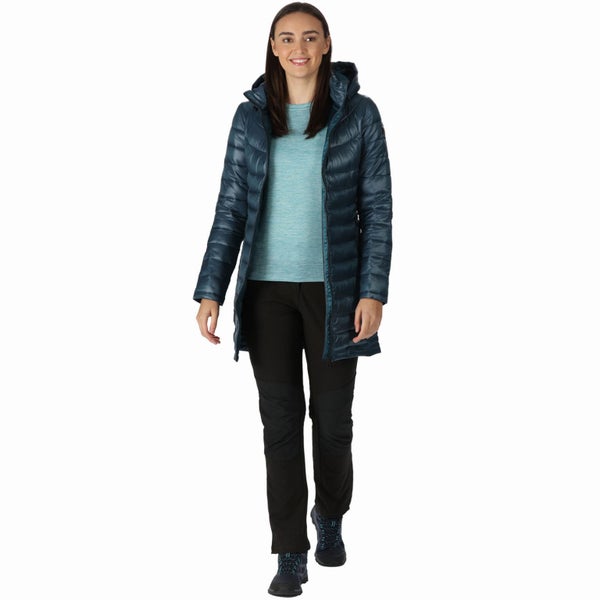 Regatta Womens Andel III Insulated Parka Jacket - Reflecting Lake - 10 Carousel 1