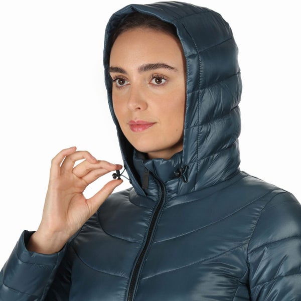 Regatta Womens Andel III Insulated Parka Jacket - Reflecting Lake - 10 Carousel 4