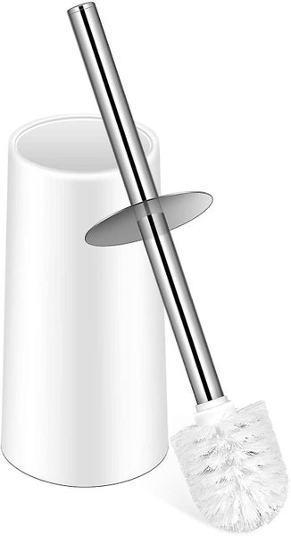 Toilet Brush and Holder - Durable Scrubber for Easy Toilet Cleaning Carousel 1