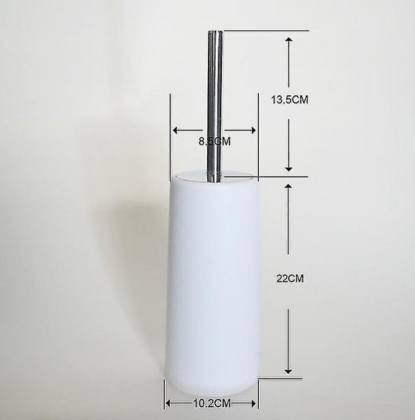 Toilet Brush and Holder - Durable Scrubber for Easy Toilet Cleaning Carousel 2
