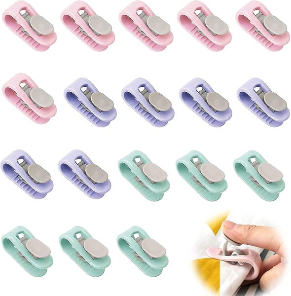 18pcs Non-Slip Quilt Clips - Anti-Slip Needle-Free Quilt Cover Fasteners - Quilt Carousel 1