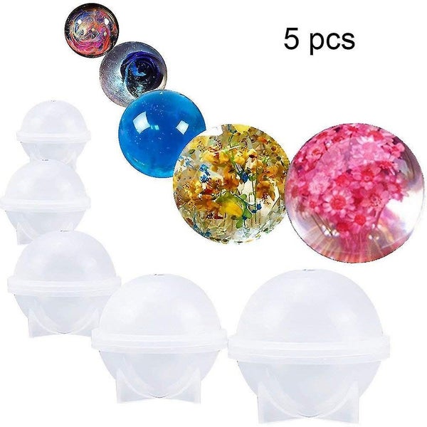 Diy Sphere Round Silicone Mold For Resin Epoxy Jewelry Making Candle Wax Homemad Carousel 1