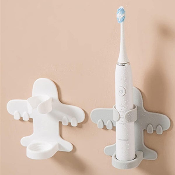 Electric Toothbrush Holder - 4 Packs Strong Adhesive Electric Toothbrush Holder Carousel 2