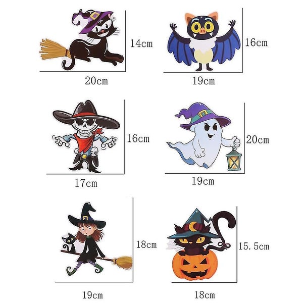 Halloween Decoration Cartoon Ghost Pull Flower Spiral Pendant Party Decoration H Carousel 2