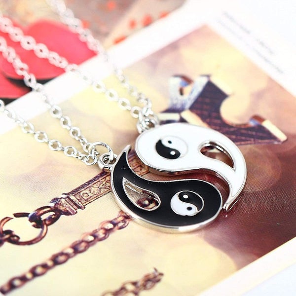 Yinyang Bff Couples Pendant Necklace Best Friend Necklaces Carousel 2