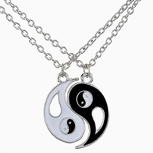 Yinyang Bff Couples Pendant Necklace Best Friend Necklaces Carousel 5