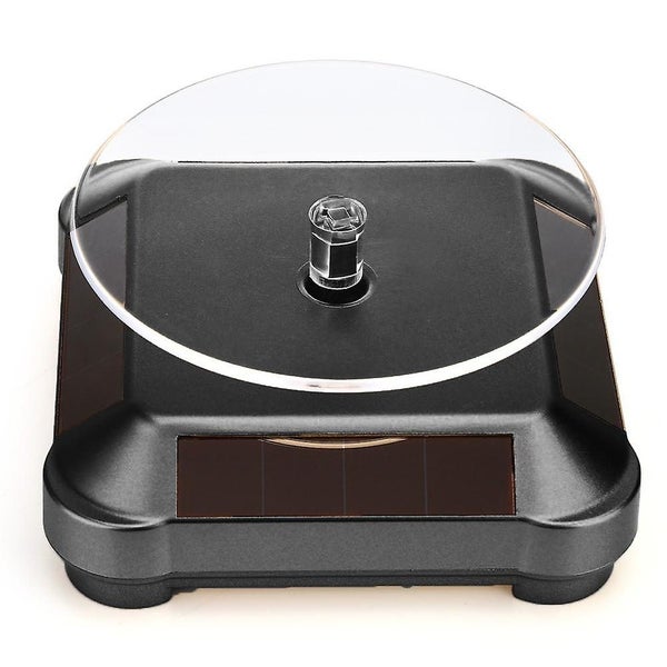 Solar Display Stand Turntable, Battery Double Used Rotating Display For Jewelry Carousel 2
