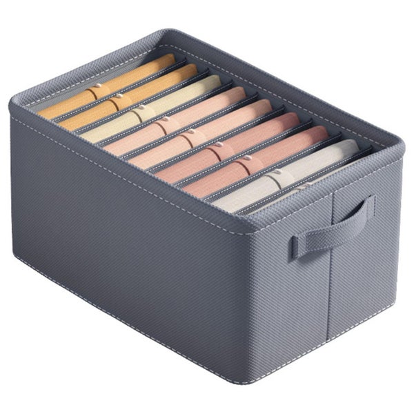 Wardrobe Storage Box Pants Shirt Storage Bin Built-in Pp Board Compartment Cloth Carousel 2