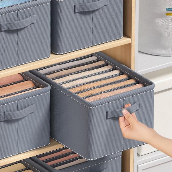 Wardrobe Storage Box Pants Shirt Storage Bin Built-in Pp Board Compartment Cloth Carousel 5