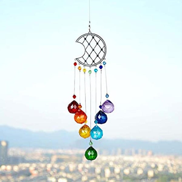 Decorative Moon Sunlight Catcher For Home Wall Hanging Craft Gift Carousel 5