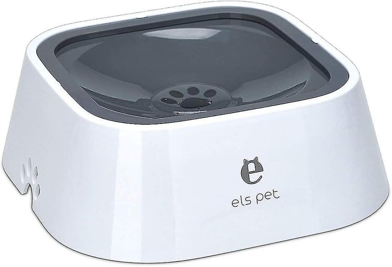 Floating Pet Water Bowl - 1.5L Automatic Dispenser for Dogs and Cats (Gray) Carousel 1