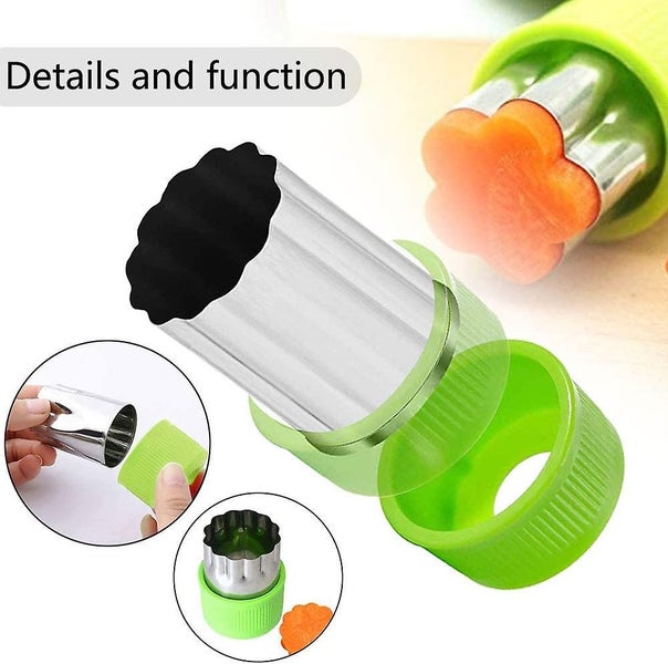 Vegetable Cutters Shapes Set, 12pcs Mini Cookie Vegetable Cutters Fruit Molds Fr Carousel 5