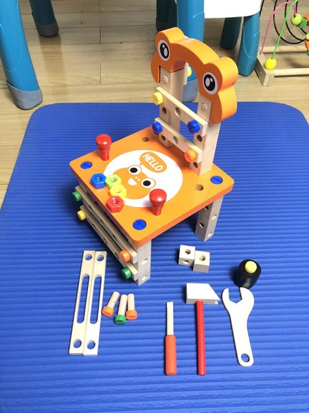 DIY Build a Chair Kids Playset -DIY for little ones to improve fine motor skills Carousel 2