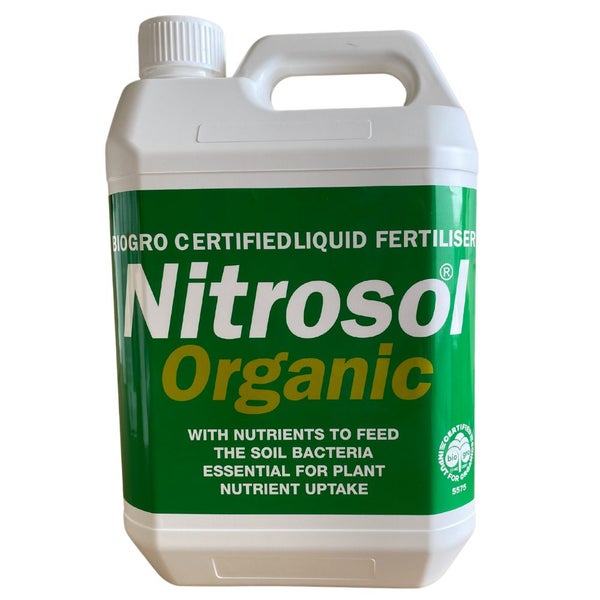 NITROSOL ORGANIC - BIOGRO APPROVED NPK 6-1-3 - FISH BASED BLOOD & BONE - 5 LITRE Carousel 1