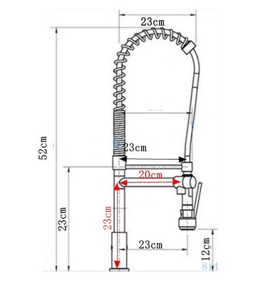 * Kitchen Mixer Tap ware with 2 flexible spout Carousel 9