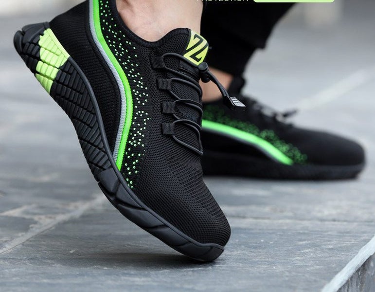 Steel Toe Work Shoes Anti Piercing Lightweight Sneakers Hiking Shoes Carousel 1