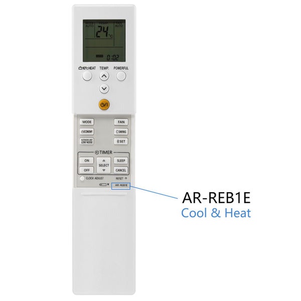 Fujitsu Heat Pump / Air Conditioner REMOTE AR-Rea1e Compatible Carousel 2