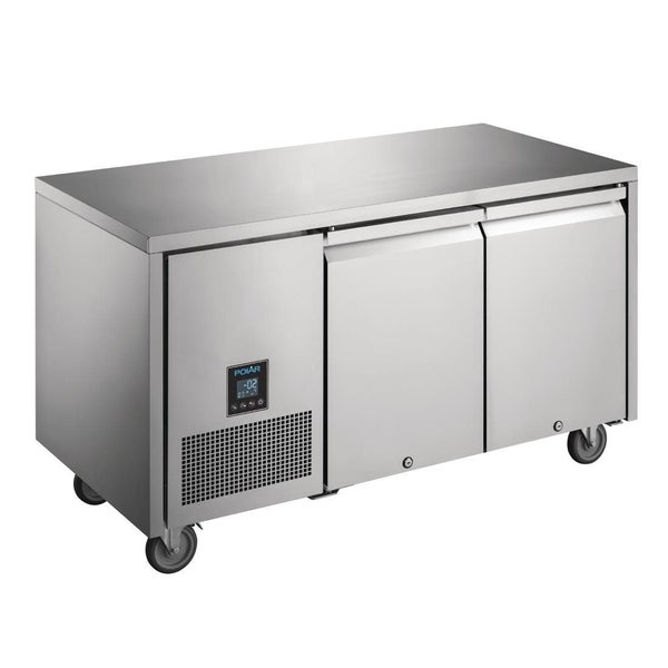 Polar U-Series Premium Double Door Counter Fridge 267Ltr Carousel 1