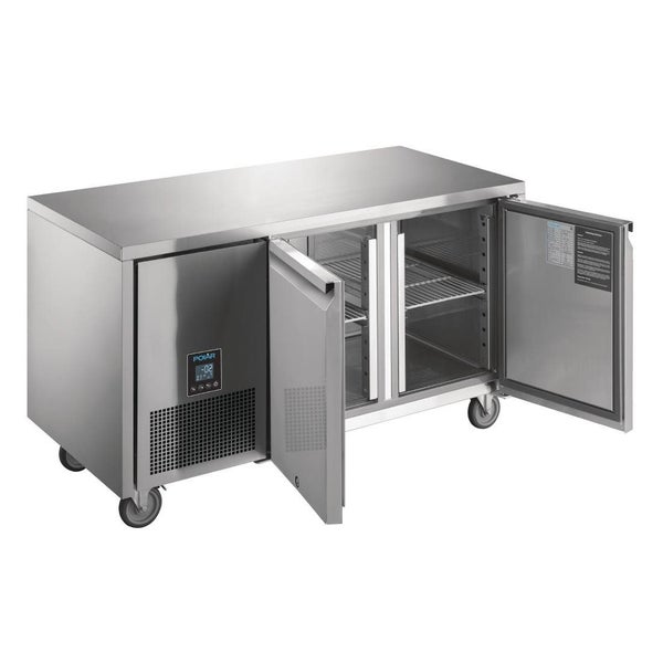 Polar U-Series Premium Double Door Counter Fridge 267Ltr Carousel 2