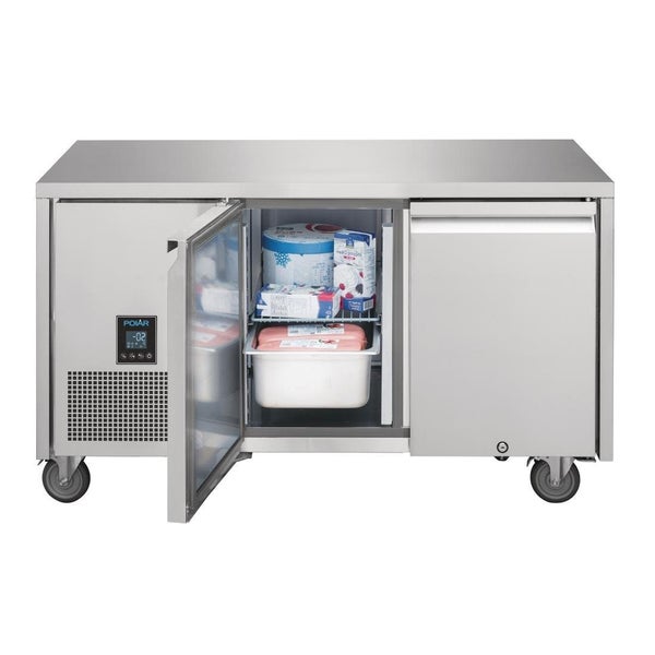 Polar U-Series Premium Double Door Counter Fridge 267Ltr Carousel 9