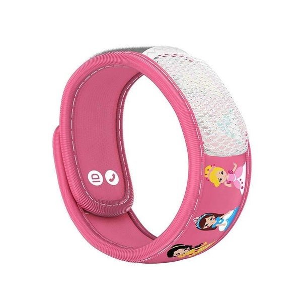 Parakito Kids Mosquito Wristband - Princess 'Pink' Carousel 1