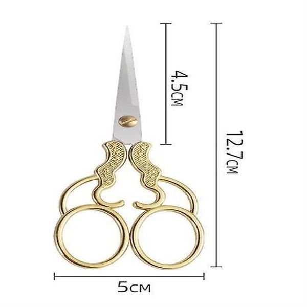 Stainless Steel Sewing Shears - Rainbow Embroidery Scissors For Diy Craft Carousel 2