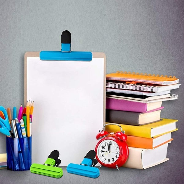 Bag Chip Clips, Fresh Food Clips, Photo File Clamps, For Kitchen Office (9 Clips Carousel 5