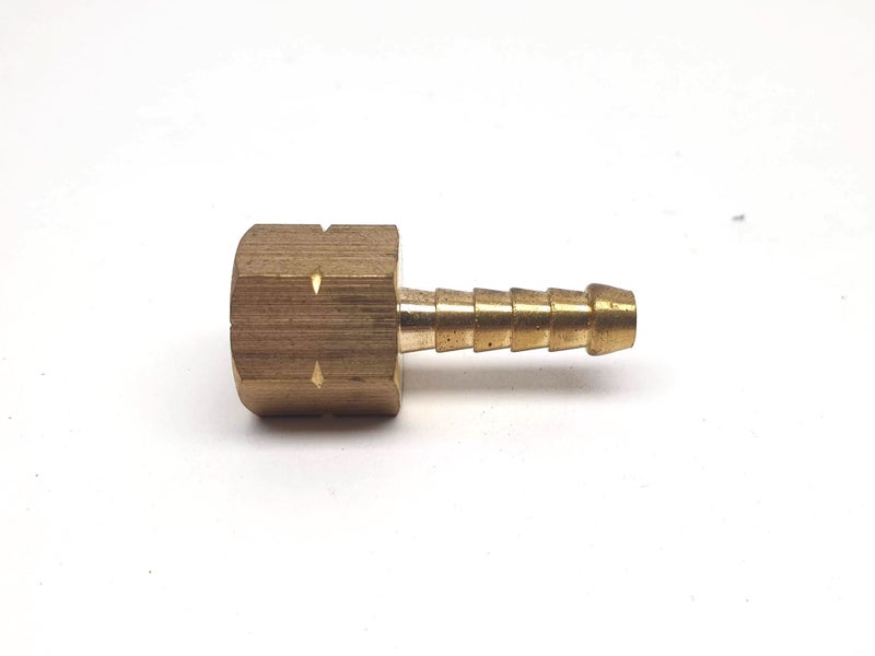 Brass Hose Tail 1/4" x 1/4" BSPP Female Carousel 2